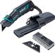 wolfcraft Pro Safety Trapeziummessen, met koker, praktische set van veiligheidsmessen en extra scherpe reservemesjes, optimale ergonomie voor links- en rechtshandigen