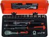 Bahco Dopsleutelset 1/4"