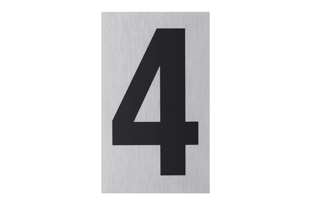 Metafranc Cijfer 4 Alu - WU0507330