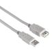 Hama USB 2.0 A Male naar USB 2.0 A Female Kabel - 1.5 m - Grijs