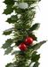 Decoris kerstslinger hulst - 2x - groen - 270 cm - kunststof - guirlande - kerstversiering