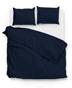 Zo!Home satinado dekbedovertrekset uni katoen satijn - navy blue 200x200/220cm