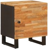 vidaXL Nachtkastje bruin 40 x 33 x 46 cm massief mango hout