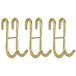 Simtive Douchedeurhaken (3-pack), bovendeurhaken voor badkamer frameloze glazen douchedeur, handdoekhaken, doucheschijfhaken, goud