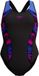 Speedo Placement Laneback Dames Sportbadpak - Zwart/Blauw
