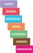 Smileyboard - 7 magnetische dagen van de week - 10 cm breed en 4 cm hoog - Lundi - DIMANCHE - Frans