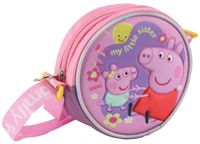 Peppa Pig My Little Sister 3D schoudertas Paars/Roze Polyester Kinderen Unisex