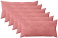 vidaXL - Kussensloop - 6 stuks - HEERLEN - Roze - 40 x 80 cm - Fluweel