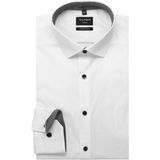 OLYMP No. Six Super Slim Overhemd wit, Effen