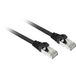 Sharkoon Câble patch SFTP, RJ-45, avec câble en cuivre Cat.7a (noir, 10 mètres)