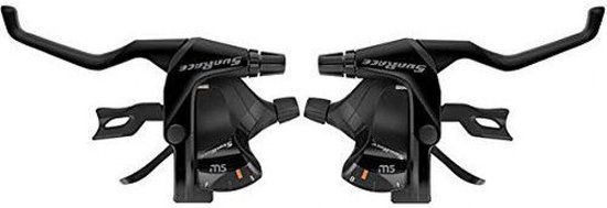Sunrace STM503 - Verstellerset met remgrepen - 3x8 speed - Zwart