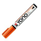Marabu YONO Marker, 12400103013, oranje 013, veelzijdige acrylstift met Japanse ronde punt, 1,5-3 mm, op waterbasis, lichtecht en waterbestendig, voor bijna alle ondergronden