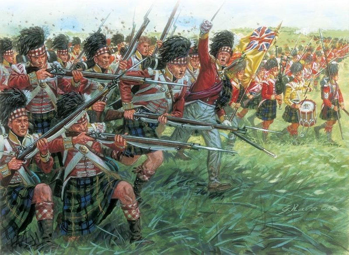 Italeri 510006136 - 1:72 Figuurset, Schotse infanterie