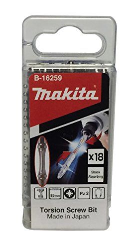 Makita b-16259 PZ2 x 85 mm torsieschroef bit - meerkleurig (18 stuks)
