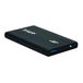 Monkey Ladder Behuizing voor 2,5-inch harde schijven (SATA I/II/III tot 9,5 mm hoog, USB 3.0), aluminium, led-display, zwart, 50 g.