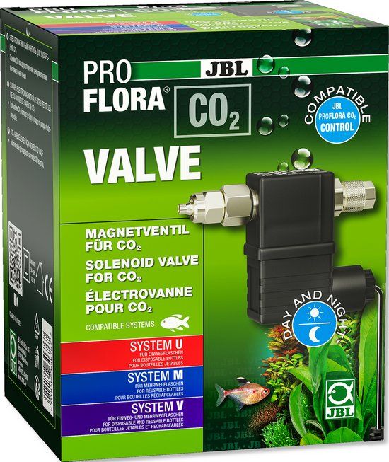 JBL Pro Flora CO2 Valve - Zwart - 4014162646767