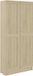 vidaXL Boekenkast Sonoma eiken 82,5x30,5x185,5 cm bewerkt hout
