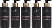 Claudius Cosmetics B.V. White Lotus Handzeep 300 ml - gouden pomp - 5 stuks
