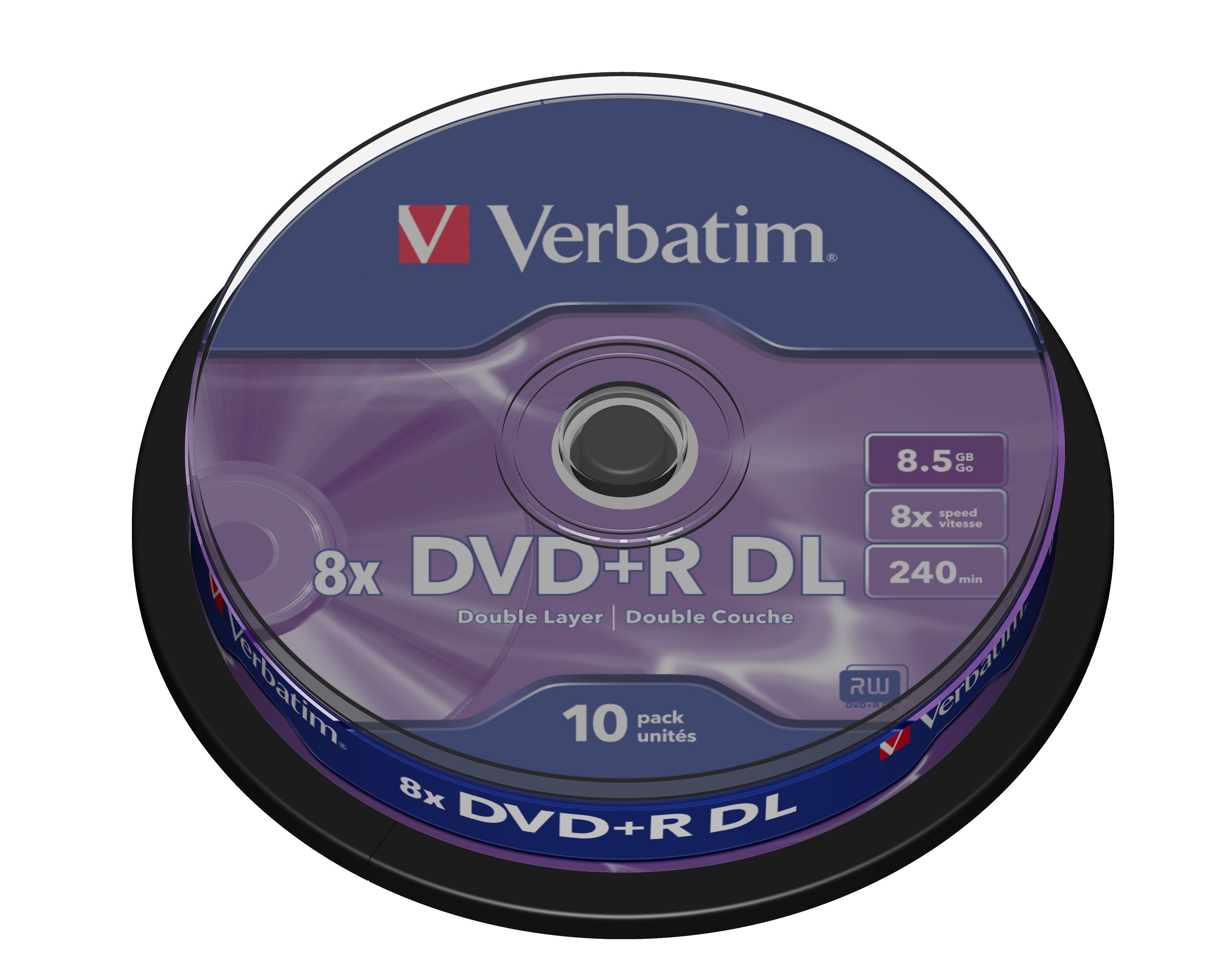 Verbatim DVD+R DL 8.5GB 10-pack - 43666