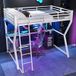 Lit Mezzanine Gutent 90x200 cm Éclairage LED Bureau Intégré Escalier Sécurisé