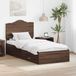 Maison Exclusive - Cadre de lit, marron, aspect chêne, 70 x 190 cm, fibre de bois