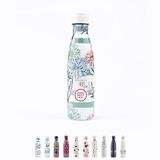 Thermosfles Cool Bottles Thermische fles, 500 ml, Shadows x Lara Costafreda, waterfles van roestvrij staal, 36 uur koude en 18 uur warme dranken, 3D-print, BPA-vrij