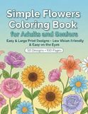 Simple Flowers Coloring Book