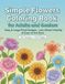 Simple Flowers Coloring Book