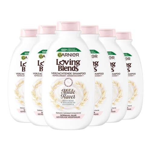 Garnier Loving Blends Mild Oat Shampoo - 6 x 300ml - Value Pack