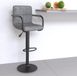 Maison Exclusive - Tabouret de bar en velours gris clair