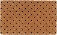 vidaXL Deurmat 45x75 cm getufte kokosvezel naturel