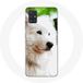 Maniacase Etui voor Samsung Galaxy A71 Witte Samojeed Hond