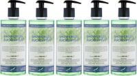 Claudius Cosmetics B.V. Douchegel Eucalyptus 500 ml - set van 5 stuks - met gratis pomp - Showergel