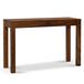 WOHNLING Bureau, 118x40x76 cm, bureau d'ordinateur en bois de sheesham massif avec tiroir, adapté pour un espace de travail à domicile, étroit, bureau en bois peu encombrant