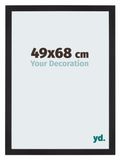 Your Decoration - Cadre puzzle 49x68 cm - Grain de bois noir - Cadre puzzle 500-1000 pièces - Cadre photo MDF - Mura