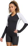 adidas Performance Quickset Long Sleeve Volleybalshirt Dames Zwart M