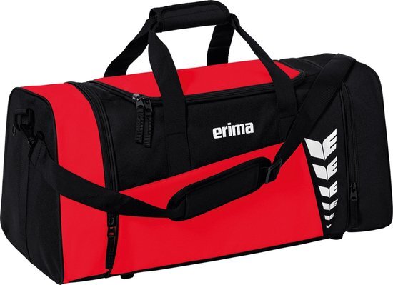 Erima Six Wings Sporttas Maat M Rood-Zwart