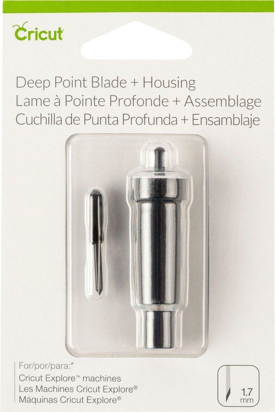 Cricut Deep-Point Blade + Housing - Compatible with Cricut Explore & Maker