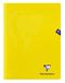 Clairefontaine 343312C Geniet Schrift Mimesys Geel - 24x32 cm - 48 Pagina's Kleine Ruitjes - Wit Papier 90 g - Polypro Omslag