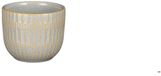 Mica Decorations Sara pot rond oker mat H6 x D7,5 cm
