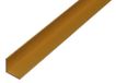 Alberts 434311 hoekprofiel | aluminium, goudkleurig geanodiseerd | 1000 x 20 x 20 mm