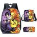 SZSMART Sac à dos SZSMART MODEL sac à dos Naruto ensemble de trois pièces