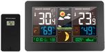 Merkloos Home weerstation draadloos binnen/buiten – Draagbare digitale atoom weerklok, Bluetooth kleur weerstation