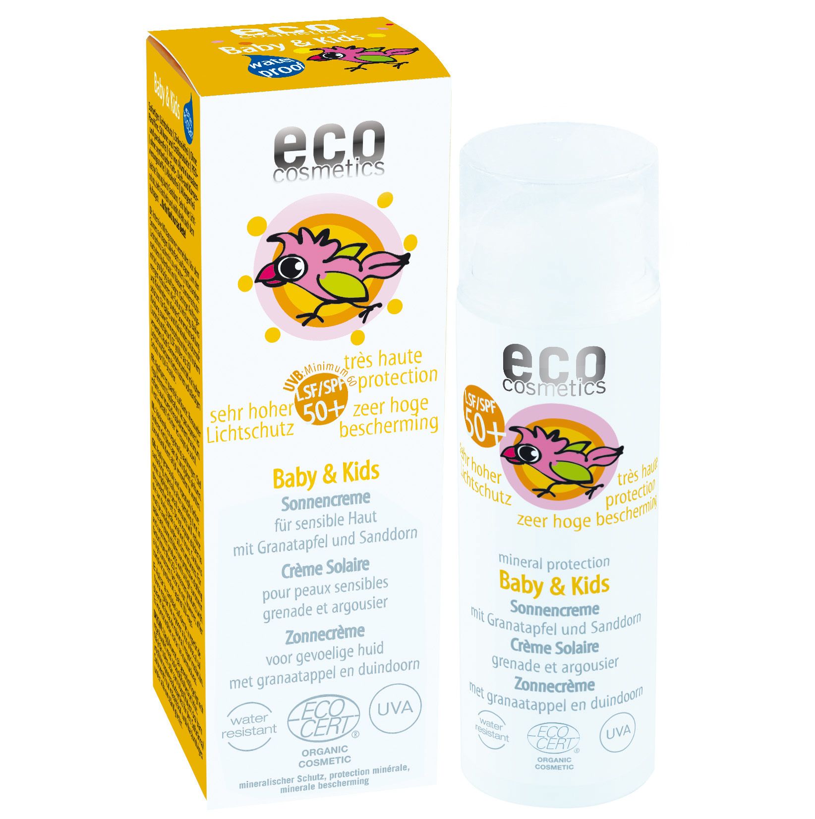 ECO Cosmetics Baby & Kids SPF 50 Sunscreen Lotion - 50ml