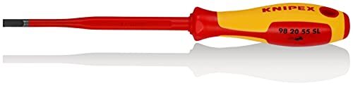 KNIPEX Schroevendraaier (Slim) voor sleufschroeven 1000V-geïsoleerd (232 mm) 98 20 55 SL