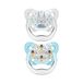 Dr. Brown's Fopspeen Prevent Wapen Vlinder T-1 0-6 Maanden Blauw