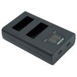 ChiliPower USB dubbellader voor 2 GoPro Hero13 accu's (tegelijk)