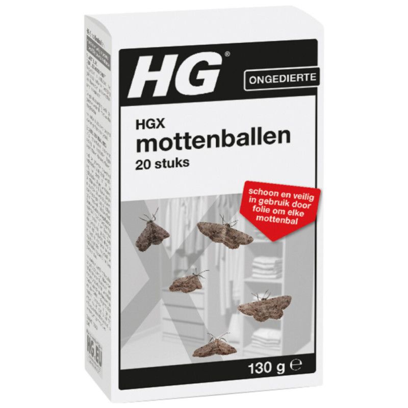 HG X mottenballen 390 gram