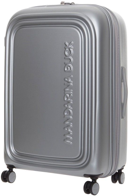 Mandarina Duck Logoduck + Trolley Silver Grijs 74cm