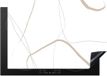 Merkloos KitchenYeah® Inductie beschermer 75x52 cm - Abstract - Minimalisme - Line art - Inductiebeschermer - Inductiemat